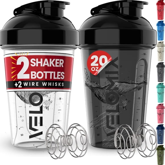 Shaker VELOMIX 2 unidades 20 oz (591 ml)
