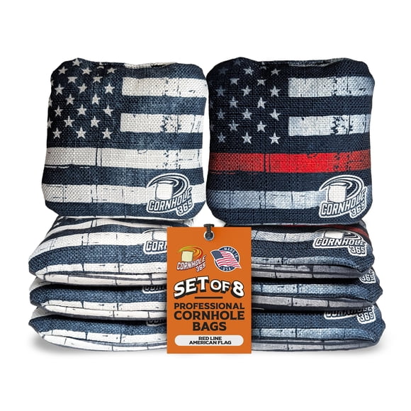 Bolsas para cornhole Cornhole365 de 15 x 15 cm, doble cara, set de 8