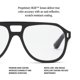 thumbnail image 2 of Lentes de Lectura CADDIS RCA Negro Brillante Aumento 3.5, 2 of 6