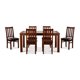 thumbnail image 4 of Comedor Ñuble Vidrio Con 6 Sillas Caramelo - Chocolate, 4 of 14