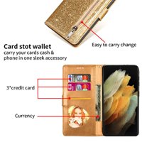 Funda Para Foxdock Elegante Funda Xiaomi 13 Pro Glitter Con Cremallera-Ideal Para El Uso Diario