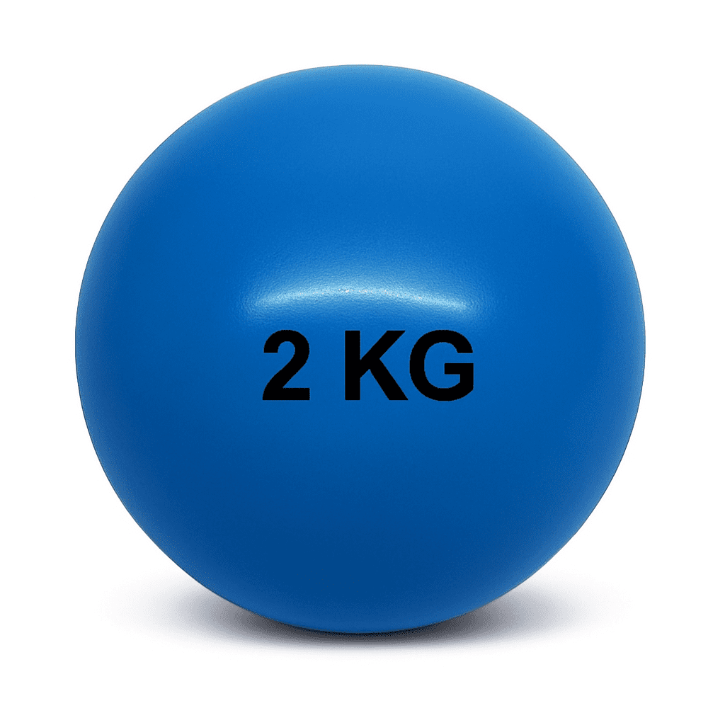 Ak Sport - Balón Medicinal Rehabilitación Silicona Sin Rebote 2 Kilos Aksport Crossfit