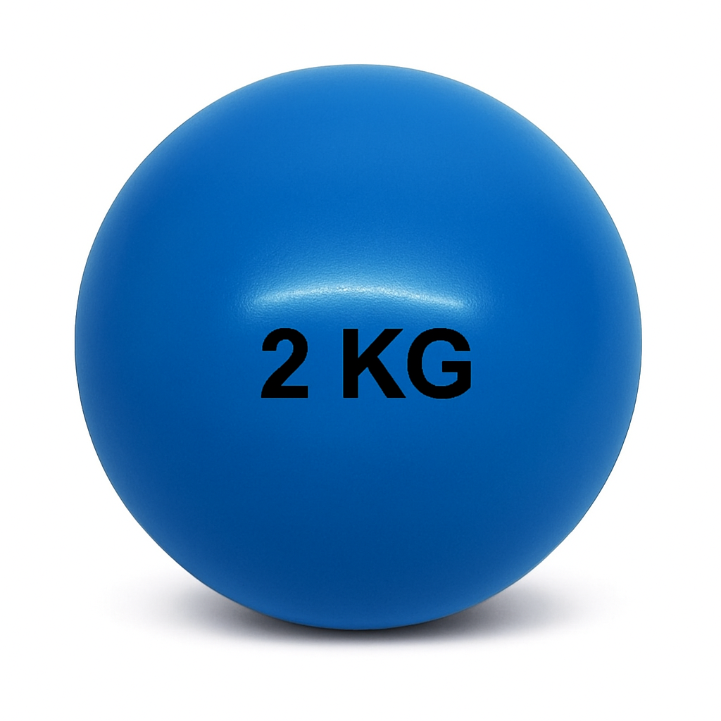 Ak Sport - Balón Medicinal Rehabilitación Silicona Sin Rebote 2 Kilos Aksport Crossfit
