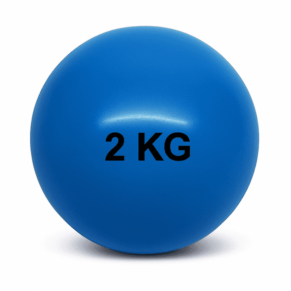 Balón medicinal rehabilitación silicona sin rebote 2 kilos AkSport Crossfit