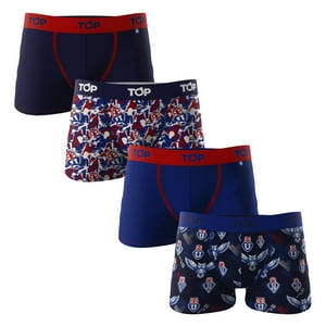 Top - Bóxer Niño Algodón Universidad De Chile Pack 4 C2 Talla 8