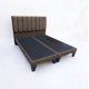 thumbnail image 1 of Cama 2 Plazas Con Respaldo y bases divididas de 150 X 190cm Tapizada en Lino Beige Oscuro, 1 of 5