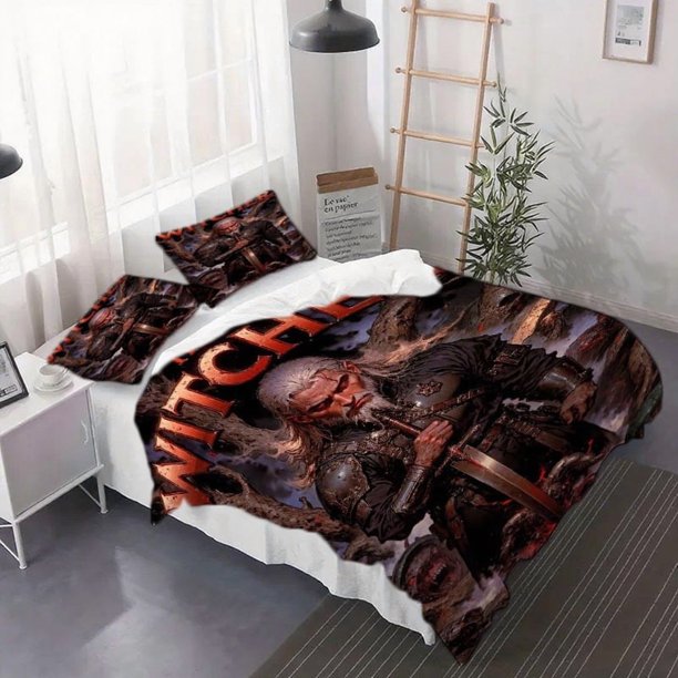 3pcs The Witcher Poster Duvet Cover Set - Printed Bedding Soft Duvet Cover and Pillowcases