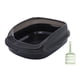 thumbnail image 3 of Caja De Arena Para Gatos, Bandeja De Arena Semicerrada Para Mascotas Pequeñas, Gatos De Interior, Conejo, 3 of 5