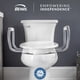 thumbnail image 2 of Asiento elevado para inodoro Bemis Assurance 3 con asas, color blanco, 2 of 8