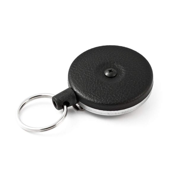 Llavero KEY-BAK con cuerda de 91 cm y clip para cinturón – negro