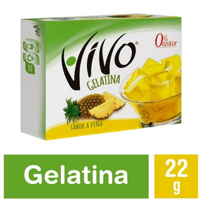 Gelatina Piña 22 G Vivo