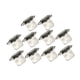 thumbnail image 1 of 10 Bisagras De Cierre Automático Para Gabinetes De Cocina, De Níquel Blanco., 1 of 5