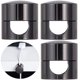 thumbnail image 1 of Juego de 3 Soportes para Cables SmallCat 17 × 16 mm Negro, 1 of 6