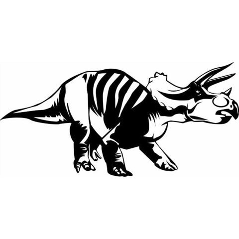 Rienda Libre Graphics - Decomural Einiosaurus Jurassic Dinosaur Ws-17553