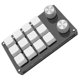 thumbnail image 4 of Mini Teclado Mecánico USB De 12 Teclas Teclas Programables No Se Necesita Unidad Blanco, 4 of 5