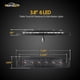 thumbnail image 2 of Luz Lateral LED Partsam 3.8in ambar 6 LED 12V x5, 2 of 3