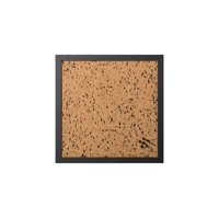 Tablón De Anuncios Mastervision Negro Con Marco Negro De 45 X 45 Cm