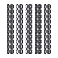 Magideal - 50 Unidades. Cierres De Liberación Rápida Para Hebillas, Clips A Presión, Cierre Ajustable De Repuesto, Hebilla Para Correa, Hebilla Para Mochila En