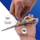 thumbnail image 3 of Tijeras Westcott Ajustables de 8 Pulgadas con Unión de Titanio, 3 of 9