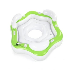 Flotador Triple Reposera Isla 3 Personas 1.99X1.76M Bestway Verde Tamano Unico