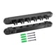 thumbnail image 3 of 6 Pool Billiard Pool Cue Rack Hanging Cue Clips Stand Barras de almacenamiento de madera Organizador Pool Holder para sala de juegos, jugadores, 3 of 5