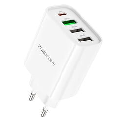Cargador Carga Rápida 20w Tipo C + 3 Usb Borofone A79A