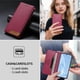 thumbnail image 5 of Funda Tipo Cartera de Cuero Sintético para Samsung Galaxy S26 Bloqueo RFID, con Ranuras para Tarjetas y Bolsillo para Efectivo, Cierre Magnético Fuerte Rojo, 5 of 6