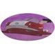 thumbnail image 1 of Alfombra Redonda Desmarcar George El Pequeño Felpa Coral 60cm, 1 of 6