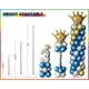 thumbnail image 3 of Kit de soporte de columna para globos YALLOVE, altura ajustable de 7 pies x 4, 3 of 7