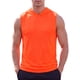 thumbnail image 1 of INSPIRE CHIC Chaleco con Capucha sin Mangas para Gimnasio y Running de Verano para Hombre S Naranja, 1 of 5