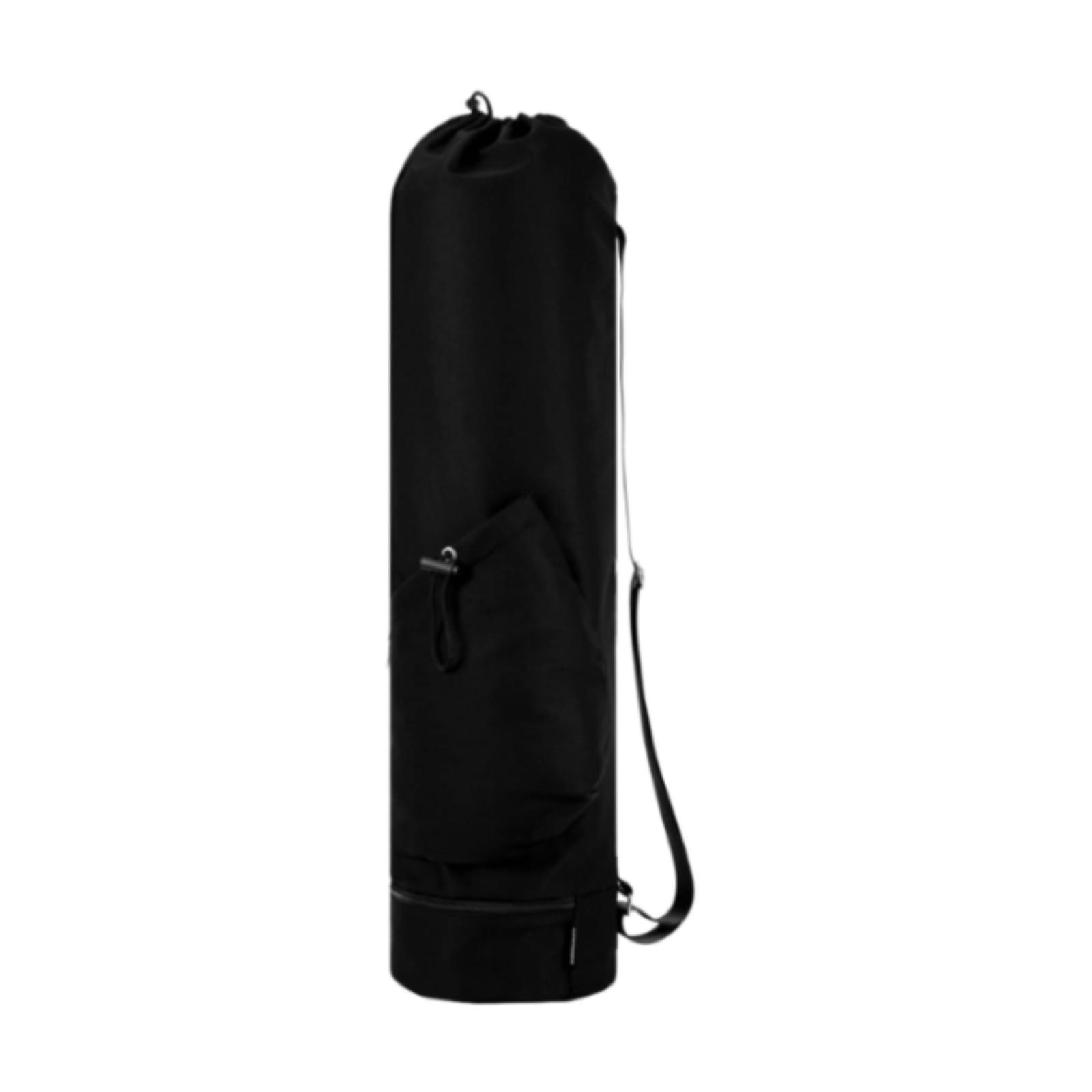 Magideal - Bolsa Para Esterilla De Yoga, Bolsa De Transporte Impermeable, Soporte Para Esterilla De Yoga, Para Entrenamiento, Pilates, Viajes, Adultos, Mujeres Y Negro