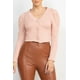 thumbnail image 4 of Conjunto de Blazer con Mangas Abullonadas y Camisola Geométrica, 4 of 5