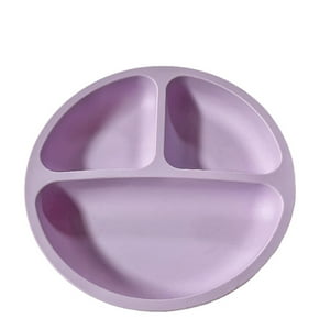 Veat00L - Bandeja De Silicona Para Bebés Y Niños, Base Antideslizante, Diseño En Forma De Cuchara En La Esquina Interior Para Evitar Derrames, Sin Bpa, Fácil De Limpiar