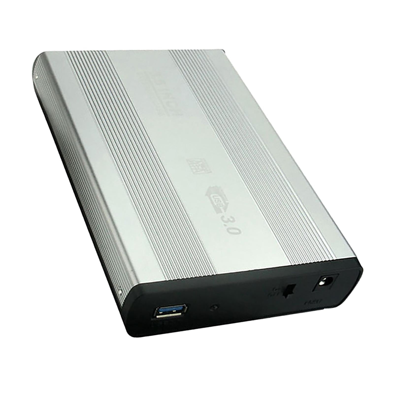 Bothyi - Usb 3.0 A Sata Externo 3.5 Pulgadas Hdd Case Dock Disco Duro Hd Ssd Box Silver