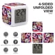 thumbnail image 3 of El Increíble Circo Digital theme 7 colors Alarm Clock Digital LED Alarm Clock Gifts for kids friends family, 3 of 6