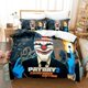 thumbnail image 1 of Game Payday Bedding Set Single Twin Full Queen King Size Bed Set Adult Kid Bedroom Duvetcover Sets 3D Print Anime Bed Sheet Set Bed Sheets, 1 of 5
