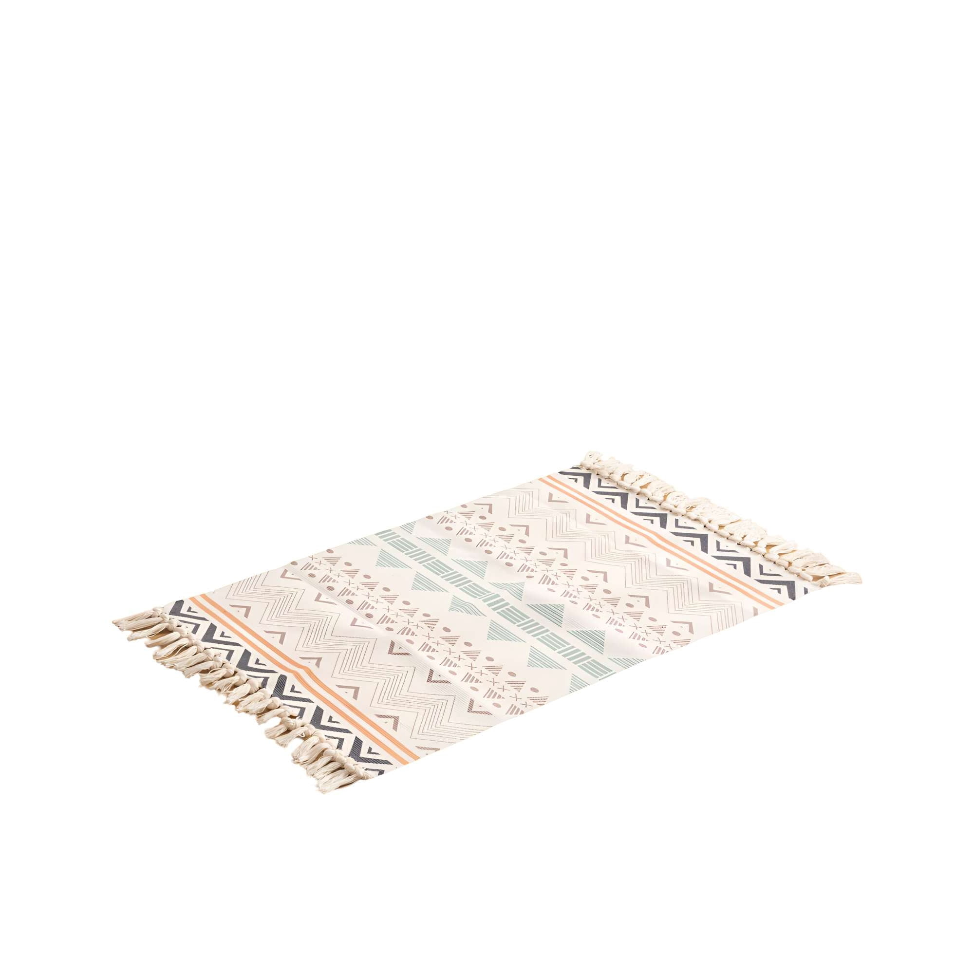 Genérico - Set De 3 Alfombras De Lino 60x90 Cm Para Bajada De Cama V14