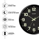 thumbnail image 3 of Reloj De Pared Glow In The Dark Atomic De 30 Cm Con Marco Negro, 3 of 9