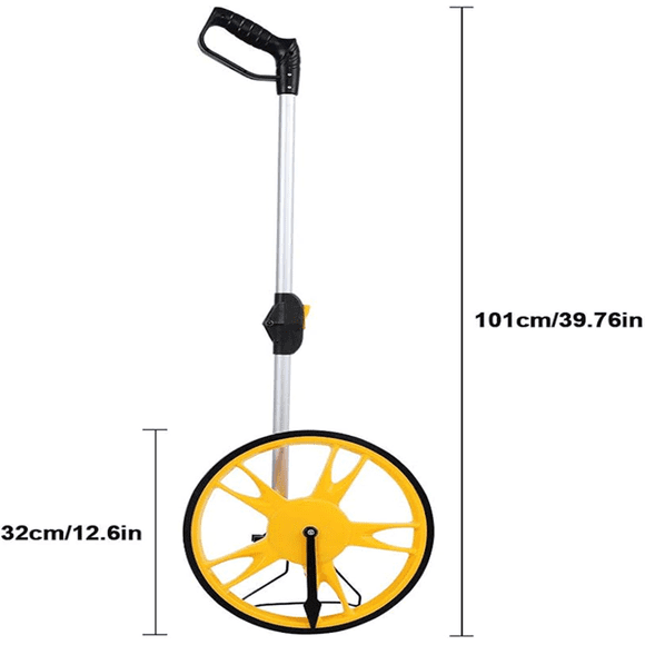 Odometro rueda 9999mts con bolso transportador