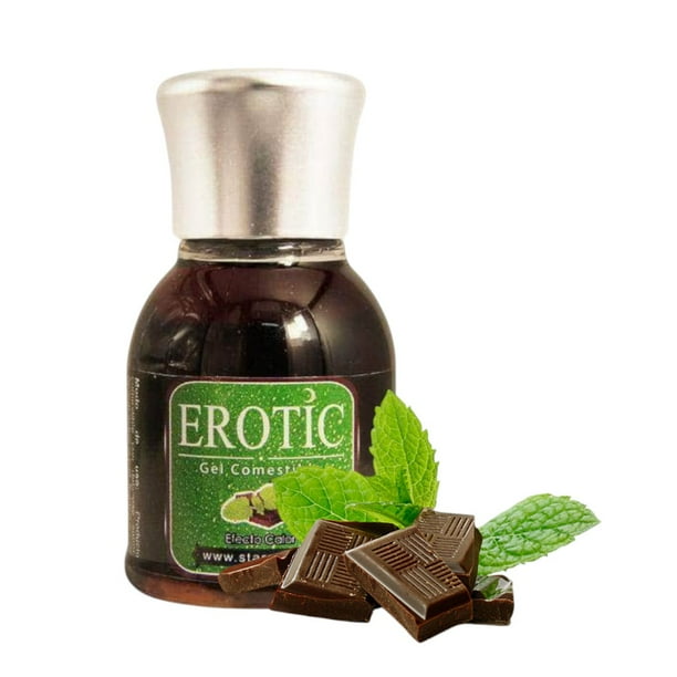 Gel Comestible Erotic Menta Chocolate 30 ml - Masajes y Sexo Oral | Lider