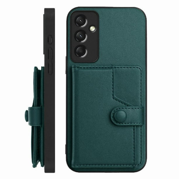 FOXDOCK Funda para SAMSUNG Galaxy A24 con Bloqueo RFID - Diseño Elegante con Cierre de Botón