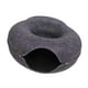 thumbnail image 1 of Cama Túnel Para Gatos Ligera Y Lavable, Cueva Tipo Donut Para Gatos De Interior, Color Gris Oscuro, 1 of 3