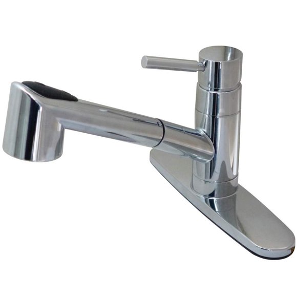 Grifo de cocina Kingston Brass Gourmetier Wilshire de 8 pulgadas