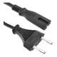 thumbnail image 1 of Cable De Poder Corriente Ps1 Ps2 Ps3 Ps4 Ac Tipo 8 negro, 1 of 4