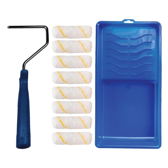 Paint Roller Tool Kit Pro Grade de 10 piezas con minirbandeja