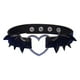thumbnail image 1 of Gargantilla Collares Estilo Harajuku Cuero De PU Para Asistir A Conciertos Fiesta De Cosplay Negro, 1 of 5
