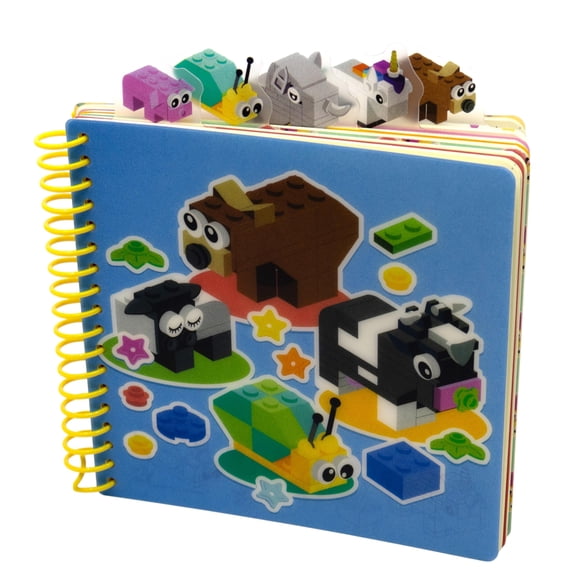 Cuaderno IQ LEGO Tab Animales 15 cm 192 páginas