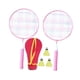 thumbnail image 5 of Juego de bádminton y tenis para niños Raquetas de tenis Pelotas de bádminton resistentes Raquetas de tenis para niños Raqueta de bádminton para niñas Rosa, 5 of 5