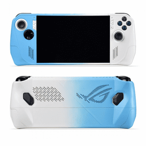 Genérico - Funda Protectora Para Consola De Juegos Asus Rog Ally Funda Protectora Para Consola De Juegos Con Pintura En Aerosol De Superficie Y Color De Contraste-Azul Blanco