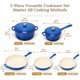 thumbnail image 2 of Juego de utensilios de cocina QuliMetal 5 piezas de hierro fundido esmaltado, 2 of 9